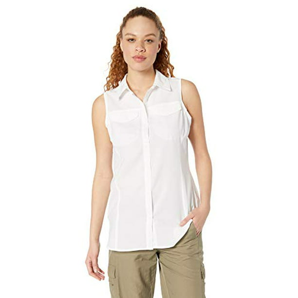 Sun Protection Columbia Women’s Silver Ridge Lite Sleeveless Shirt Moisture Wicking 